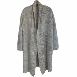 Forever 21 Grey Knit Long Cardigan